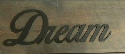 Details about   'Dream' Steel Metal Hanging Sign Wall Art 
