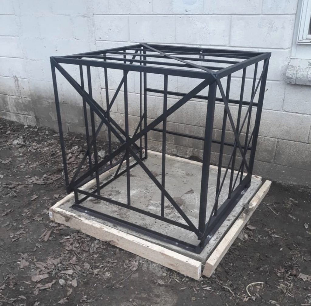 Central Air Anti-Theft Protective Cage - Circle City Metalworks