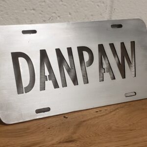Personalized License Plate