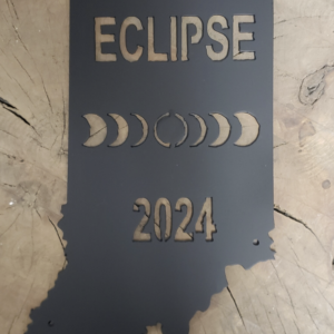 2024 Eclipse - Indiana Moon Phase